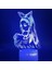Şarkıcı Ariana Grande Renkli 3D LED Gece Lambası Çocuklar Yatak Odası Masa Lambası (Yurt Dışından) 1