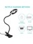 Clip On Desk Lamp, Maxuni 8W 40 LED Adjustable Clamp Reading Light With 3 Color Mode And 10 Level Brightness, Eye-Care Book Light With Remot (Yurt Dışından) 5