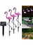 Solar Garden Lights Outdoor, Toifucos 3pcs/ Set Flamingo Solar Lights Garden Pink Flamingo Solar Yard Lights Waterproof LED Light Lawn Lamp (Yurt Dışından) 1