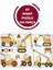 Iş Makinaları A3 104 Parça Ahşap Puzzle 1