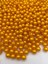 12MM Turuncu Renk Plastik Inci Boncuk, Çanta ve Takı Yapım Boncuğu (100 GR,~120 Adet) 2