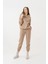 Kapüşonlu Karamel Sweatshirt 1152 1