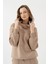 Kapüşonlu Karamel Sweatshirt 1152 2