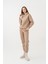 Kapüşonlu Karamel Sweatshirt 1152 3