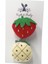 Soft And Baby Peluş Oyuncaklı Çilek ve Ananas 2'li Toka Seti 1