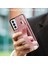 Samsung Galaxy S21 5g Için Tpu + Pu Bilek Kayışı Kılıf - Pembe (Yurt Dışından) 2