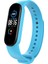 Mi Band 5 Yedek Bilezik Için Silikon Bileklik Skyblue (Yurt Dışından) 4