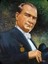 Atatürk Sayılarla Boyama Seti 40 x 50 cm (Tuvale Gerili) 1