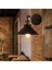 24 cm Tavan Toplama Kişilik Retro LED Duvar Lambası, 220 V Amerikan Ülke Demir Sanat Antika Restoran Bar Koridor Koridor Duvar Lambası, Siyah (Yurt Dışından) 2