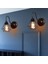 Vintage LED Duvar Işık Retro Loft Endüstriyel Duvar Lambası Siyah E27 Demir Basit Abajur Kafes Bekçi Aplik Kapalı Aydınlatma Armatürü (G) (Yurt Dışından) 4