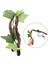 Sürüngenler Bitkiler Snake Akvaryum Teraryum Için Amfibi Habitat Hideout 4