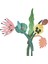 Kağıt Çiçek Yeşil Bitki Buket Sanat Dıy Craft Yapma Düğün Scrapbooking 1