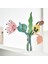 Kağıt Çiçek Yeşil Bitki Buket Sanat Dıy Craft Yapma Düğün Scrapbooking 5