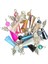 12X Karışık Vintage Peri Melek Charms Kolye Dıy Düğün Hediyesi Takı Craft 4
