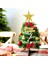 Masa Yılbaşı Ağacı Süsleme Dıy Xmas Yatak Odası Dekor ile LED Işıkları B 4