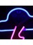 Noel Partisi LED Neon Burcu Gece Işık Duvar Lambası Çocuklar Yatak Odası Bar Dekor Mavi Bulut(Yurt Dışından) 5