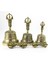 Tibet Budizm Tapınağı Bronz Dorje Vajra Bell Zil Çan Yüzükler 9.3 cm 5