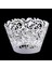 12 Adet Dantel Hollow Muffin Kağıt Wrap Cupcake Sarıcı Sınır Düğün Dekorasyonu Wht 2