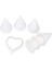 7 Calla Lily Çiçekler Kümesi Eski Modelleme Kesici Sugarcraft Dekorasyon 1