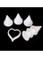 7 Calla Lily Çiçekler Kümesi Eski Modelleme Kesici Sugarcraft Dekorasyon 3