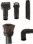Set 5 Adet 32MM / 1.25 "evrensel Kıkır At Kılıfı Tozlama Fırçası Nozul Adaptörü 1