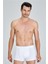 Tight Pamuklu 2'li Erkek Boxer - Beyaz 3