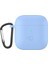 Redmi Buds 3 Için Karabinalı Tam Koruyucu Silikon Kılıf - Açık Mavi (Yurt Dışından) 1