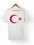 Beyaz Baskılı Ay Yıldız Tshirt + Balon + Bayrak 29 Ekim Cumhuriyet Bayramı Tişört 1