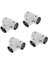 4 Adet Dayanıklı Tekne Yat El Demiryolu 25MM Tee - 316 Paslanmaz Çelik Uydurma (Yurt Dışından) 1