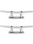 1 Çift 124MM 316 Paslanmaz Çelik Kapalı Baz Yelkenli Tekne ve Dock Halat Cleat (Yurt Dışından) 1