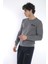 Erkek Spor G3 Melanj (Koyu Gri) Kışlık Sweatshirt Takım, 3 İplik (İçi Şardonlu) Kumaş - A3053 4