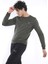 Erkek Spor Haki Kışlık Sweatshirt Takım, 3 İplik (İçi Şardonlu) Kumaş - A3053 1