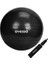 Pilates Topu 55 cm Siyah Pompalı 1