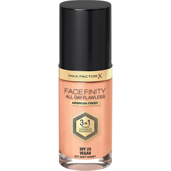 Max Factor Fondöten - Facefinity Foundation All Day Flawless 77 Soft Honey