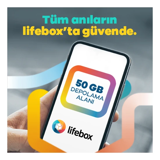 Lifebox 1 Aylık 50GB