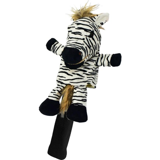 Yenilik Golf Kulübü Headcover Ahşap Sürücü Kafa Kapak Koruyucu Kol Çocuk Zebra