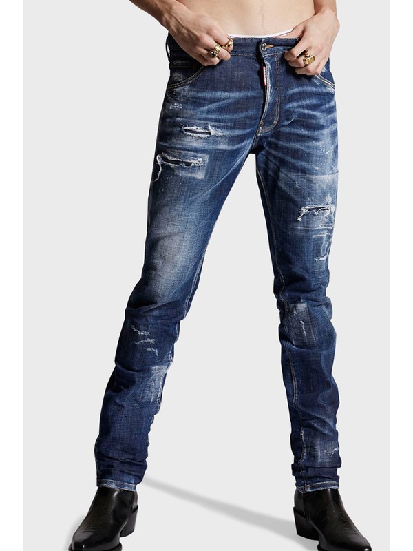 dsquared dark blue jeans