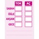  Renk Pembe