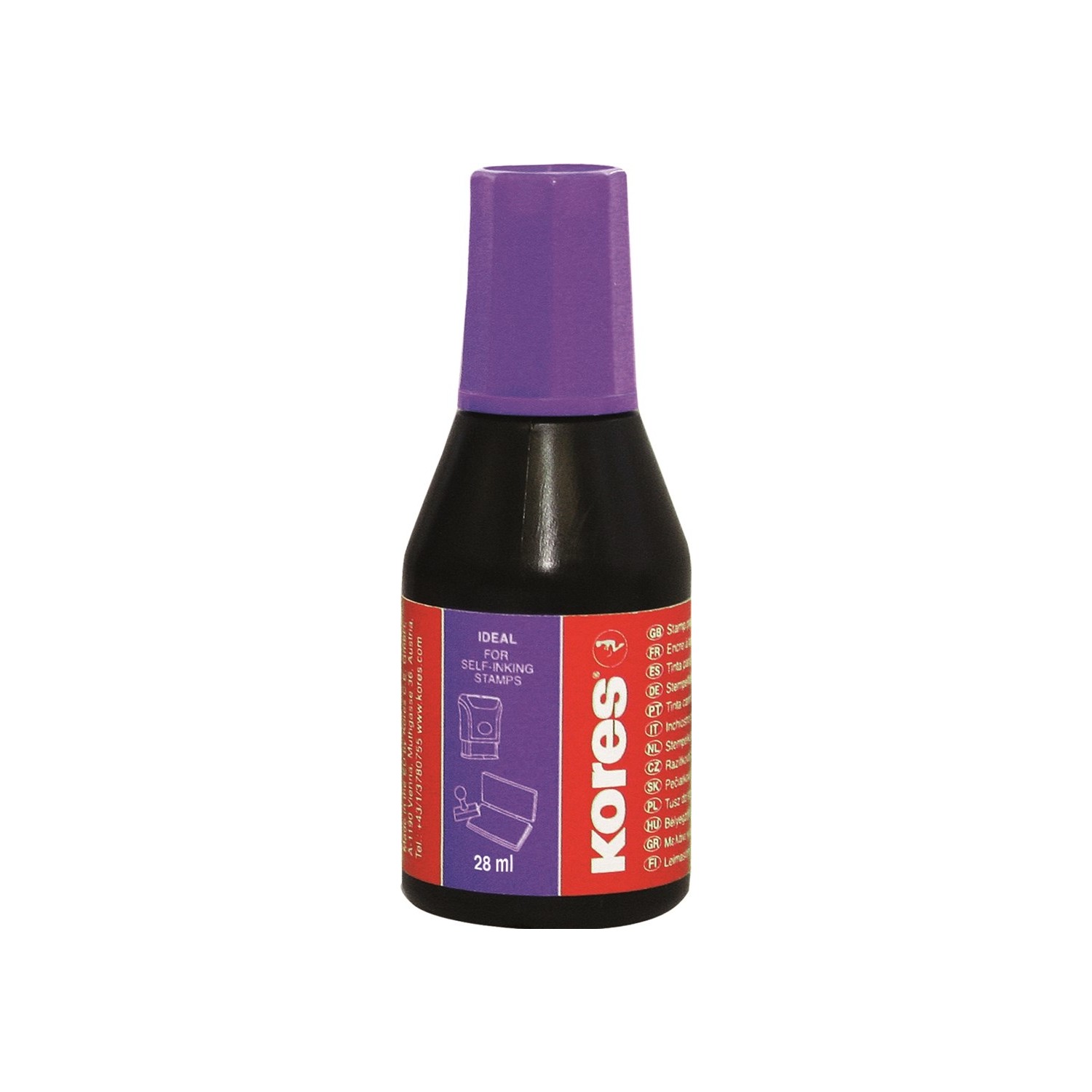 Kores Stamp Pad Ink 28ML Mor Fiyatı Taksit Seçenekleri