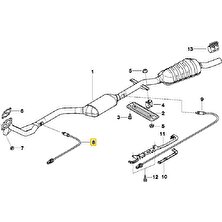 Heropar Bmw M43 M44 ve M62 Uyumlu Motor Bosch Oksijen Sensörü 11781247406