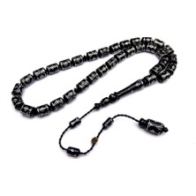 Tesbih Rüyası Traşlı Kesme Model Gümüş Işlemeli Kuka Tesbih