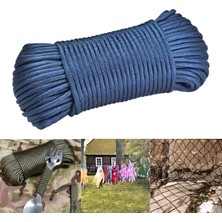 4mm 650 Paracord Survival 10 Strands Kordon Bilezik Hattı 100 Ft Lacivert Mavi(Yurt Dışından)