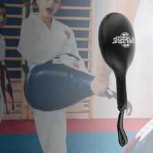 Boks Mitt Eğitim Hedef Punch Pad Eldiven Odak Mma Karate Savaş Siyah