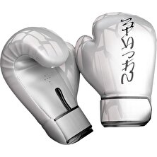 Boks Eldiveni Sparring Pu Deri Kickboks Delme Çanta Mitts 10OZ_WHITE