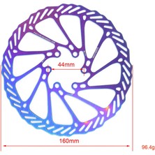 Mtb Bmx Bisiklet Disk Fren Rotor 6-Cıvata Bisiklet Mekanik Disk Fren Rotor Parçaları G3 160MM