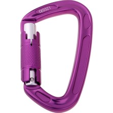 24KN Otomatik Kilitleme Carabiner Hamak Karabina Rappelling Mor Tırmanma Için(Yurt Dışından)