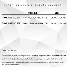 Alpha Auto Part Volkswagen Transporter T5, T6 Için Iç Kapı Tutamak Kapağı 2'li