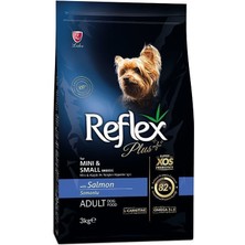 Reflex  Plus Mini ve Küçük Irk Somonlu Yetişkin Köpek Maması 3 kg