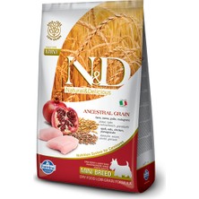 N&D N-D Düşük Tahıllı Tavuklu Narlı Küçük Irk Yetişkin Köpek Maması 2.5 kg