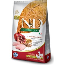 N&D N-D Düşük Tahıllı Tavuklu Narlı Küçük Irk Düşük Kalorili Light Köpek Maması 2,5 kg